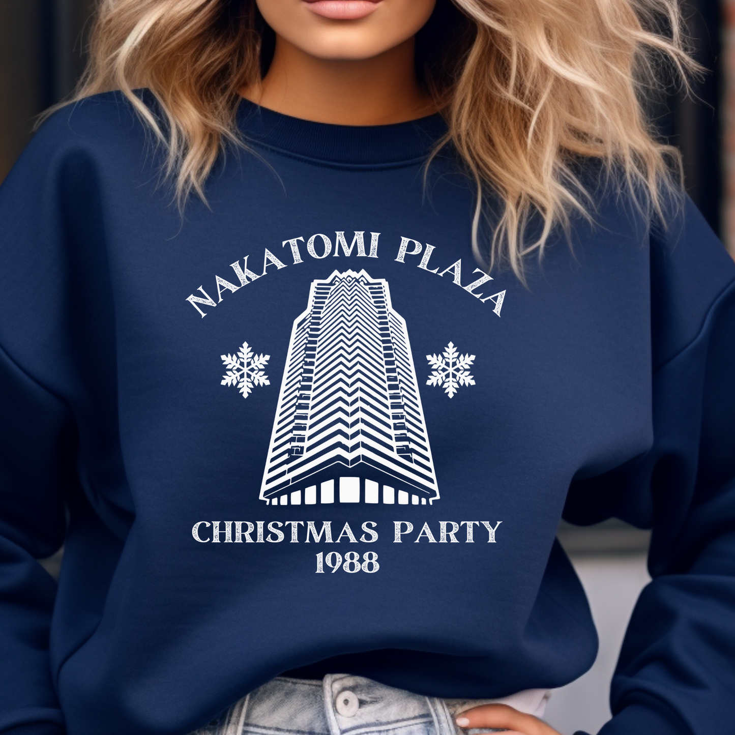 Nakatomi Plaza Christmas Party Crewneck