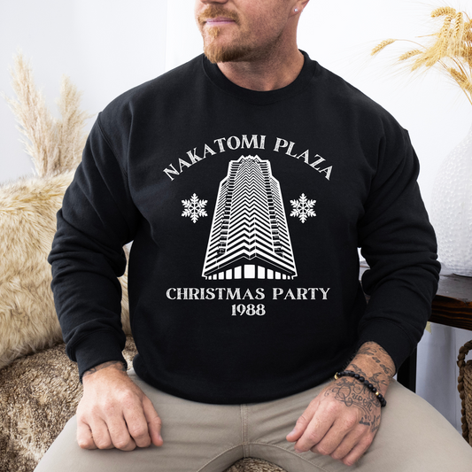 Nakatomi Plaza Christmas Party Crewneck